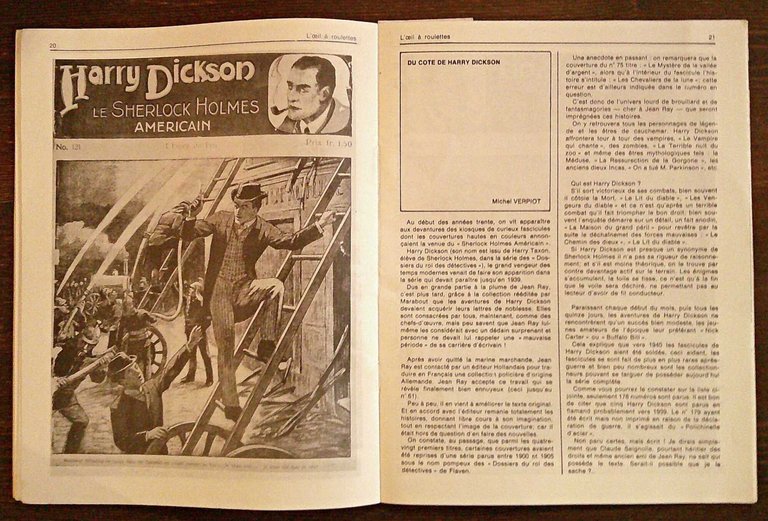 Collection L'OEIL A ROULETTES N.1 - Revue trimestrelle de bande …