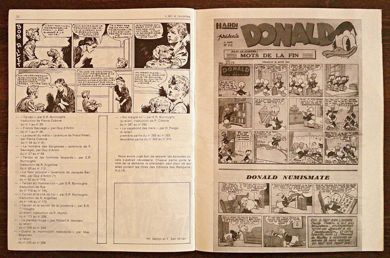 Collection L'OEIL A ROULETTES N.1 - Revue trimestrelle de bande …