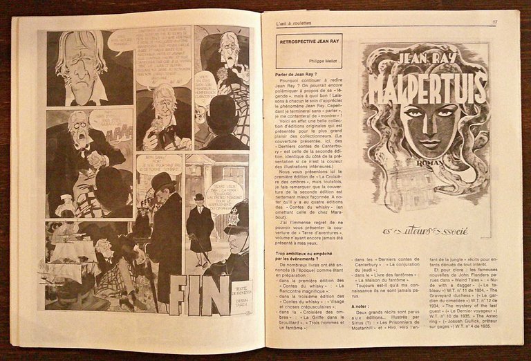 Collection L'OEIL A ROULETTES N.1 - Revue trimestrelle de bande …