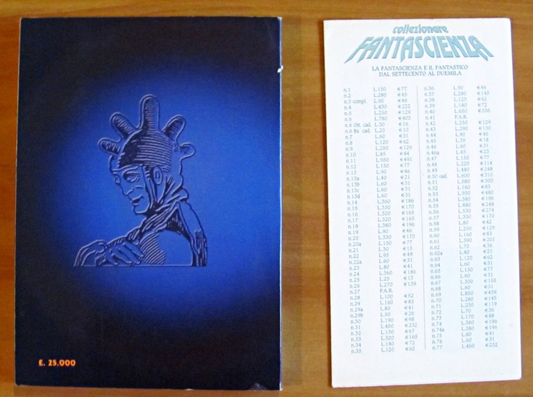 COLLEZIONARE FANTASCIENZA e il FANTASTICO dal '700 al 2000