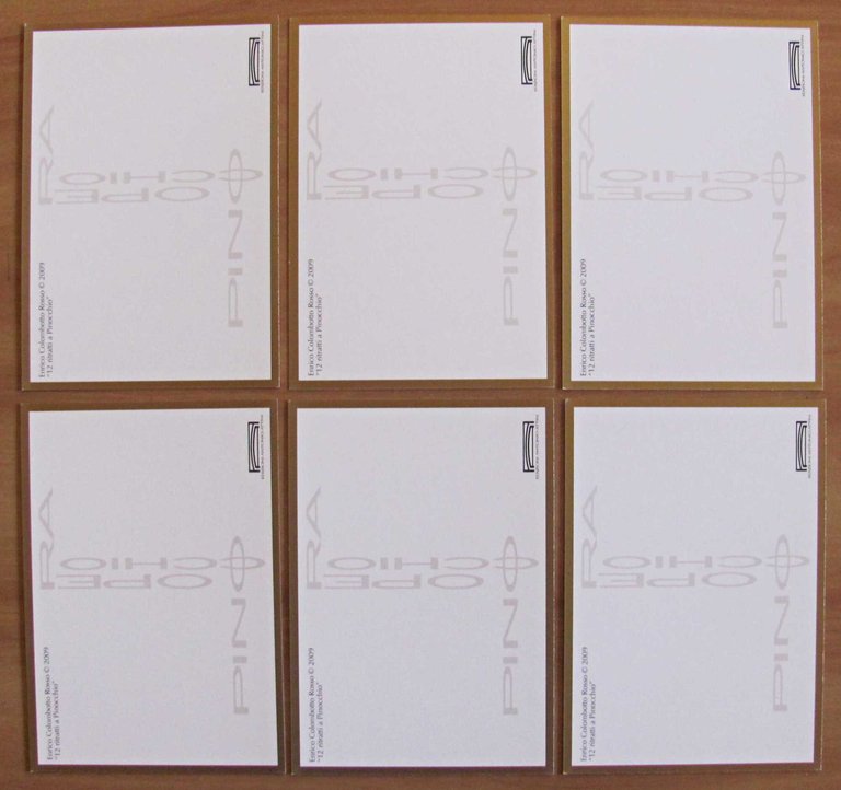 Colombotto Rosso in 12 cartoline PINOCCHIO OPERA in Cofanetto originale, … | Immagine Gallery 10