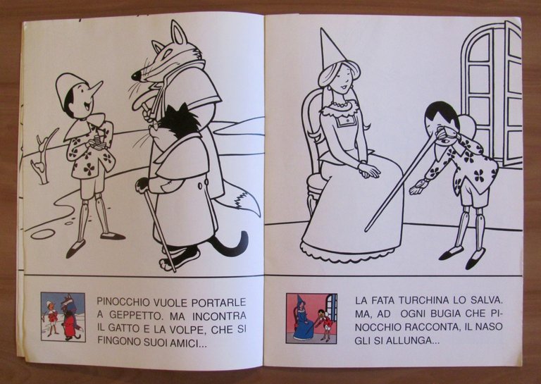 COLORA UNA FIABA - PINOCCHIO, 1991