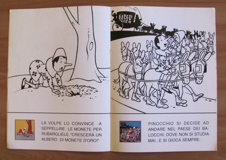 COLORA UNA FIABA - PINOCCHIO, 1991