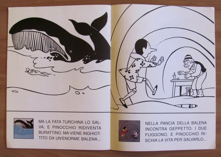 COLORA UNA FIABA - PINOCCHIO, 1991