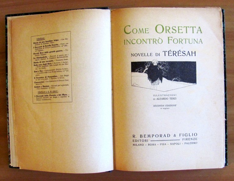 COME ORSETTA INCONTRO' FORTUNA, II ed. 1918 ill. A. TERZI