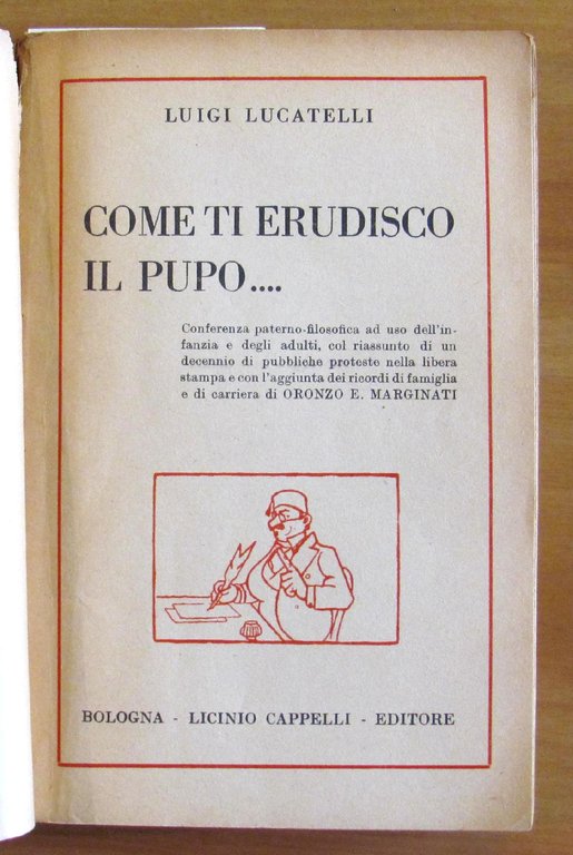 COME TI ERUDISCO IL PUPO, 1945 - ill. SCARPELLI, FINOZZI … | Immagine Gallery 3