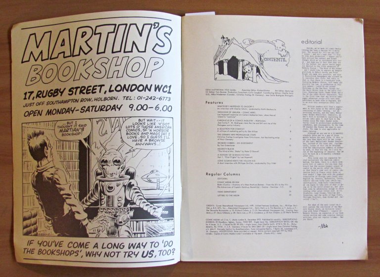 COMIC MEDIA N.8 - Modesty Blaise, Snoopy, Sci-Fi