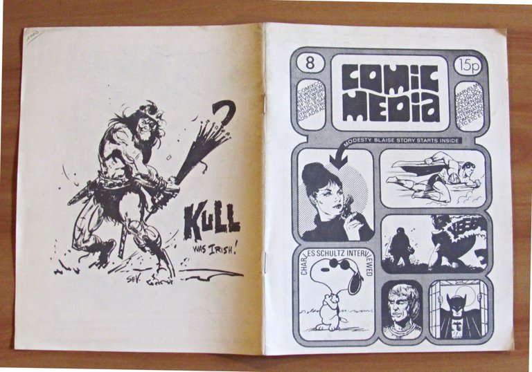 COMIC MEDIA N.8 - Modesty Blaise, Snoopy, Sci-Fi