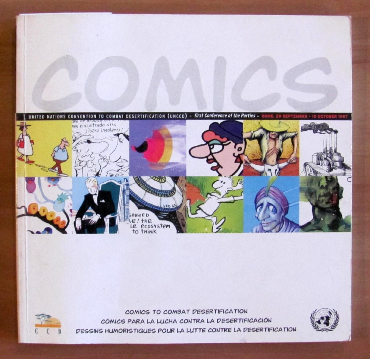 COMICS TO COMBAT DESERTIFICATION - United Nations Convention UNCCD, 1997