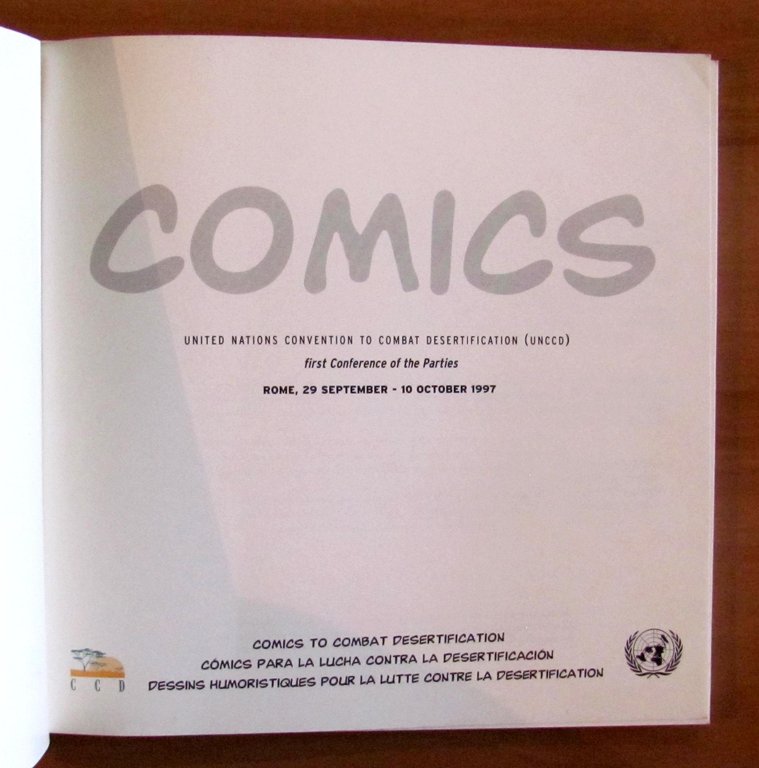 COMICS TO COMBAT DESERTIFICATION - United Nations Convention UNCCD, 1997