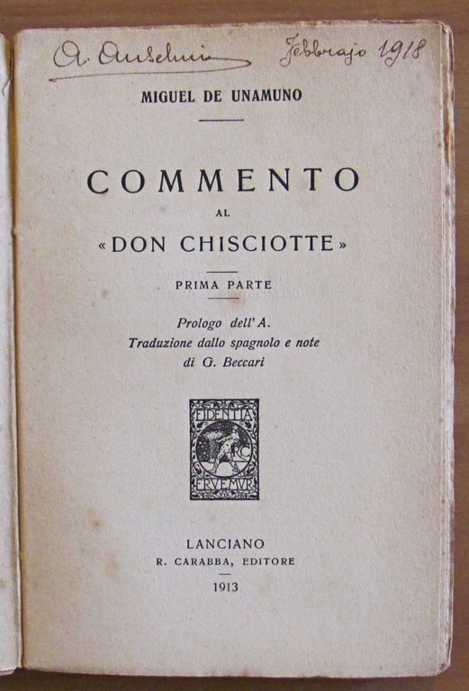 COMMENTO AL DON CHISCIOTTE Vol. I e II - Completo, … | Immagine Gallery 4