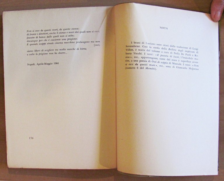 COMMENTO ALLA VITA DI PINOCCHIO, 1966 - Intonso