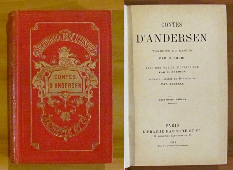 CONTES D'ANDERSEN - Collana BIBLIOTHEQUE ROSE ILLUSTREE