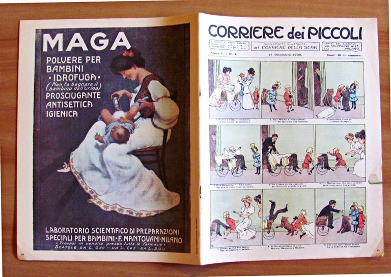 CORRIERE dei PICCOLI Anno I 1908 n.1 - Anastatica - …