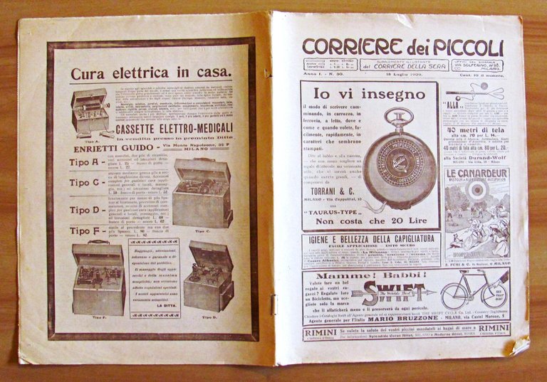 CORRIERE dei PICCOLI Anno I 1909 n.30 - Anastatica - …