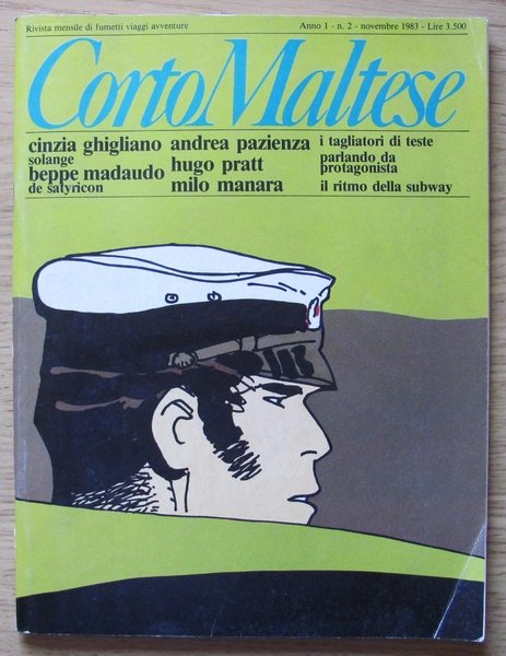 CORTO MALTESE Anno I N.2, 1983 - Rivista Mensile di Fumetti Viaggi Avventure