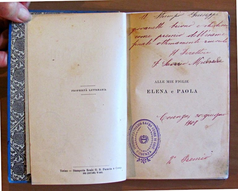 COSE VECCHIE E STORIE NUOVE - Libro Illustrato per Fanciulli