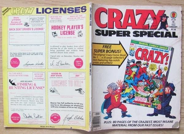 CRAZY SUPER SPECIAL N.58, 1980