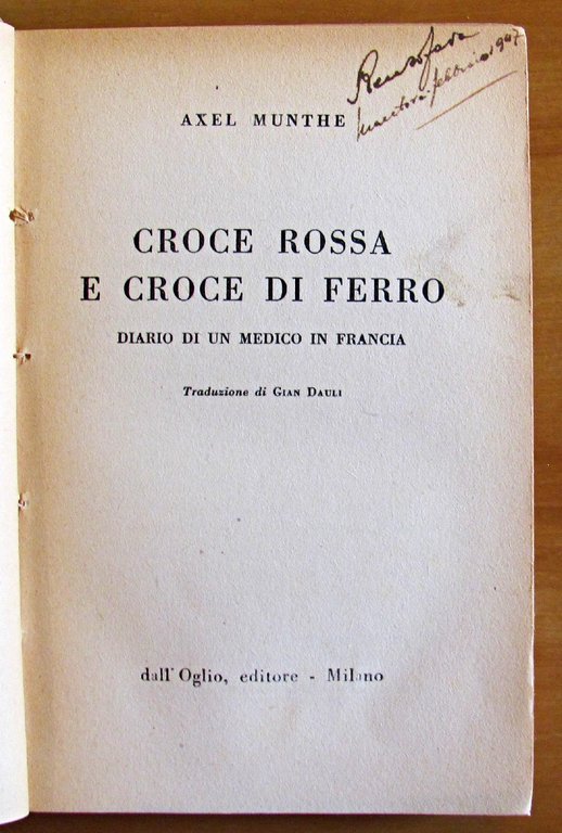 CROCE ROSSA E CROCE DI FERRO