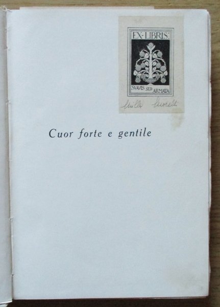 CUOR FORTE E GENTILE, 1924 - ill. MAUZAN