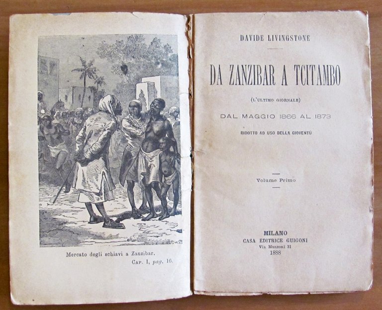 DA ZANZIBAR A TCITAMBO - 2 Volumi, Completo, 1888