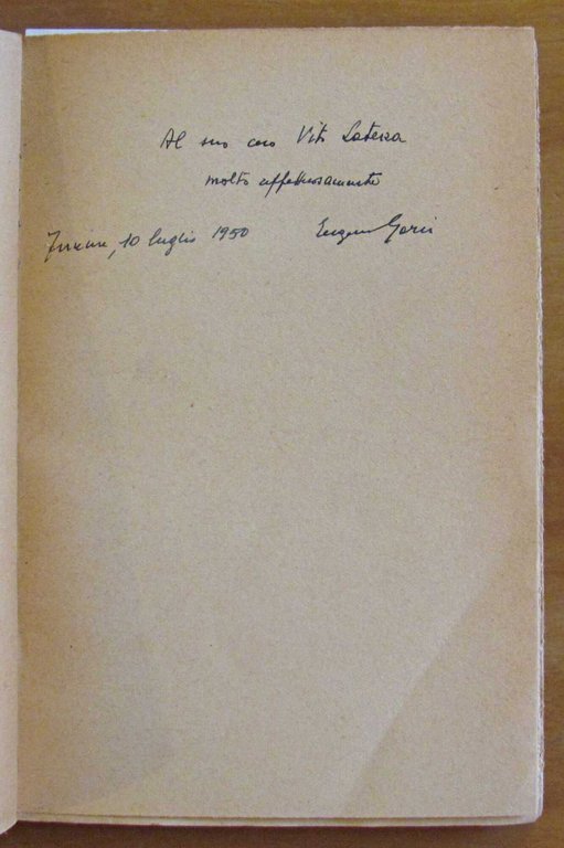 DAL MEDIOEVO AL RINASCIMENTO (Due saggi), 1950 con DEDICA AUTOGRAFA | Immagine Gallery 2