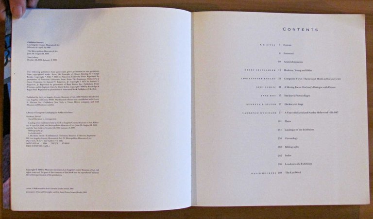 DAVID HOCKNEY a Retrospective, 1988