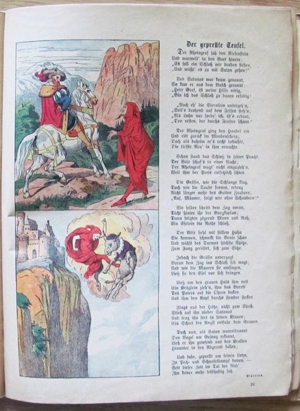 DER PEGASUS Klassisches Bilder-Buch fur die deutsche Jugend