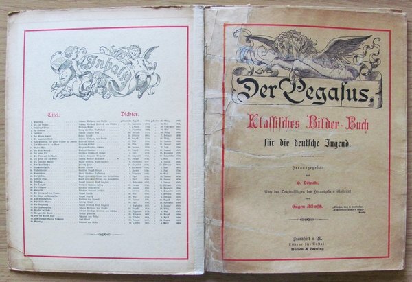 DER PEGASUS Klassisches Bilder-Buch fur die deutsche Jugend