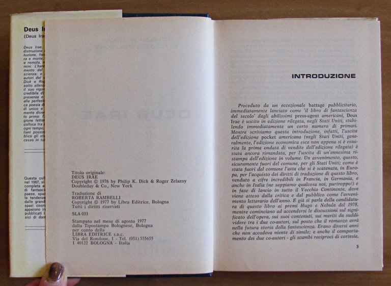 DEUS IRAE, I ed. 1977 - Collana Gli SLAN N.33 … | Immagine Gallery 3