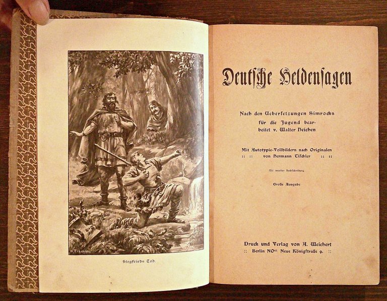 DEUTSCHE HELDENSAGEN - Saghe Eroiche Tedesche, anni '20/30 - ill. …