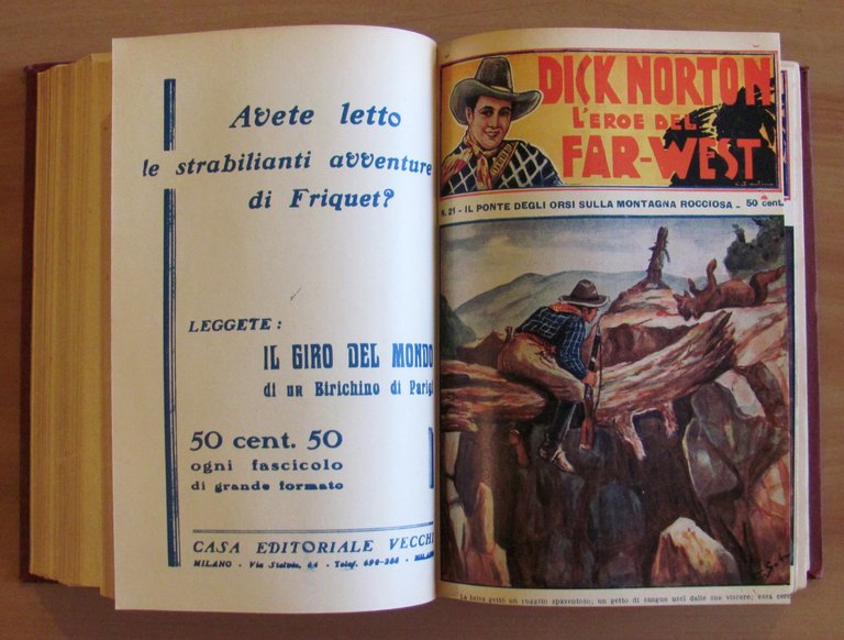 DICK NORTON L'eroe del Far-West - Fascicoli 1/44, 1931/32 in …