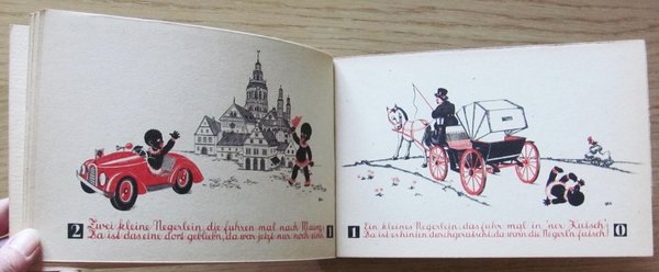 DIE KLEINEN NEGERLEIN (10 piccoli Negri), primi '900 - ill …