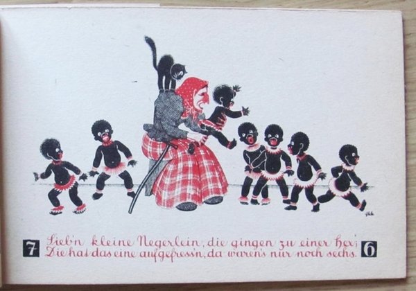 DIE KLEINEN NEGERLEIN (10 piccoli Negri), primi '900 - ill …