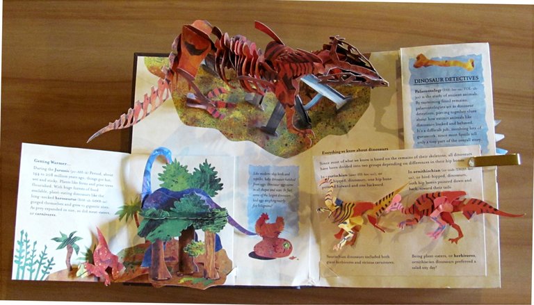 DINOSAURS - Coll. Encyclopedia Prehistorica - POP-UP