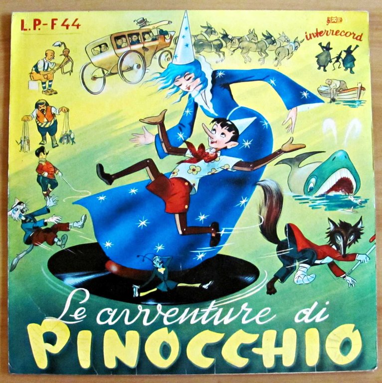 Disco 33" LE AVVENTURE DI PINOCCHIO, anni '70