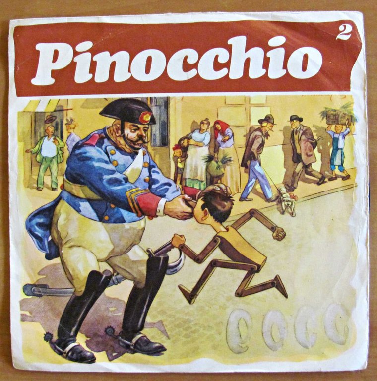 Disco 45" Fiabe Sonore PINOCCHIO Collana di Fiabe Celebri, anni …