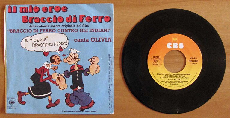 Disco 45 Giri - POPEYE - IL MIO EROE BRACCIO … | Immagine Gallery 3