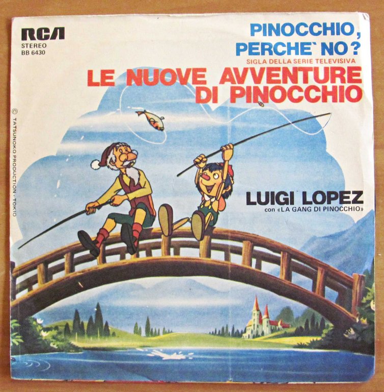 Disco con sigla PINOCCHIO e IL FANTASTICO MONDO DI PAUL, … | Immagine Gallery 2