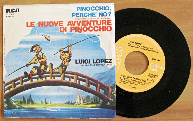 Disco con sigla PINOCCHIO e IL FANTASTICO MONDO DI PAUL, … | Immagine Gallery 4