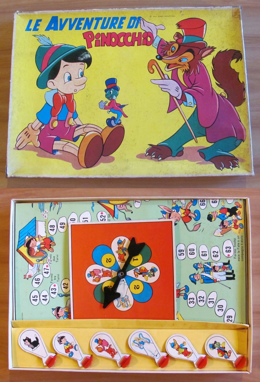 DISNEY - Gioco LE AVVENTURE DI PINOCCHIO in Scatola Originale, …