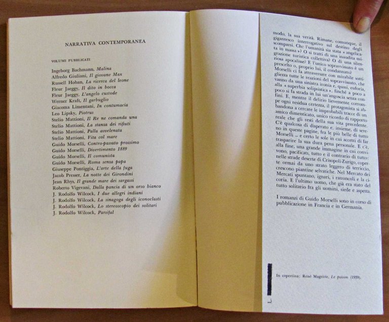 DISSIPATIO H.G. - Collana Narrativa Contemporanea, I ed. 1977 | Immagine Gallery 7