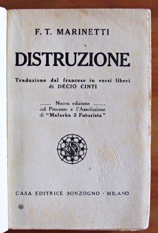 DISTRUZIONE