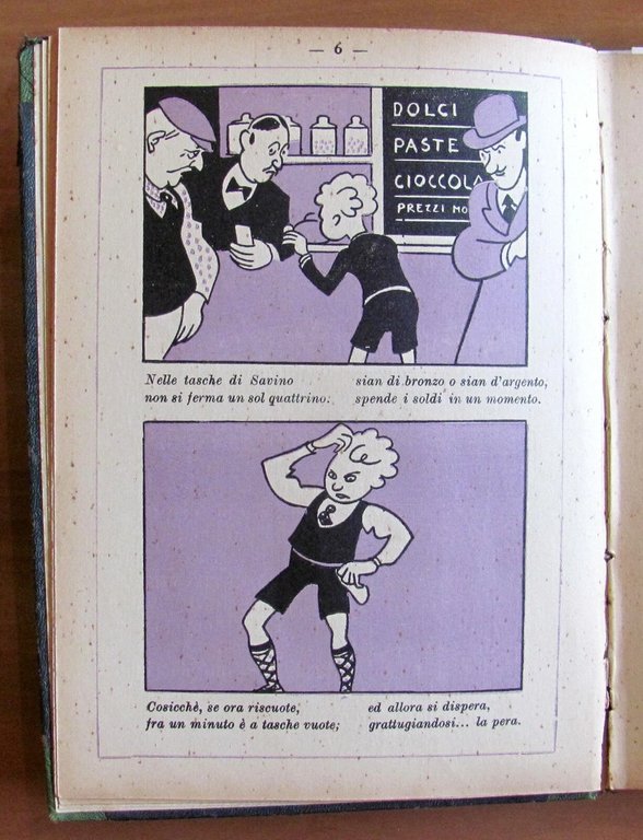 DIVENTAR RICCO... Libro porta-fortuna per i ragazzi, 1935 Illustrato | Immagine Gallery 2