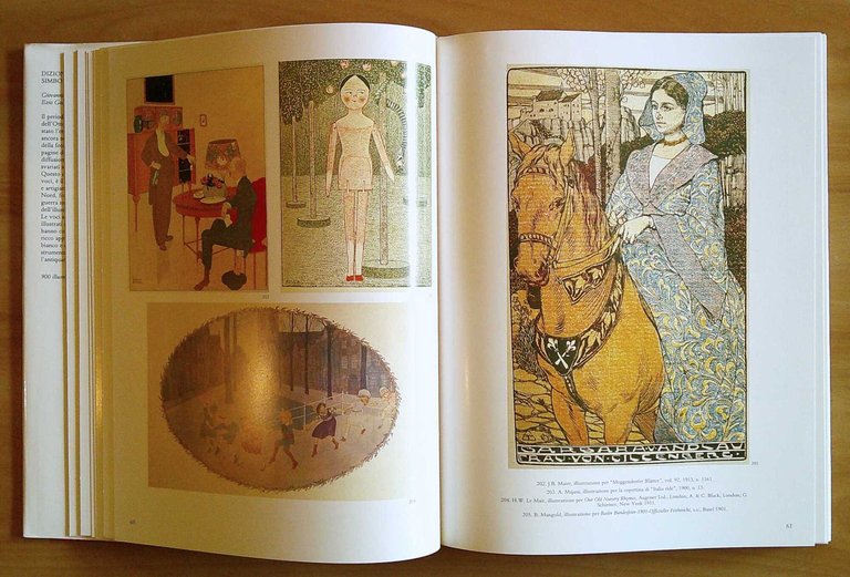 DIZIONARIO DEGLI ILLUSTRATORI SIMBOLISTI E ART NOUVEAU - 2 Volumi …