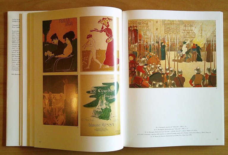DIZIONARIO DEGLI ILLUSTRATORI SIMBOLISTI E ART NOUVEAU - 2 Volumi …