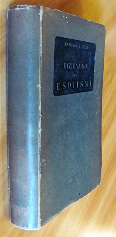 DIZIONARIO DI ESOTISMI