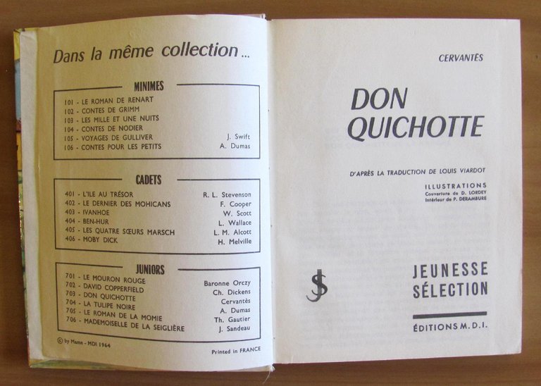 DON QUICHOTTE - Jeunesse Sélection