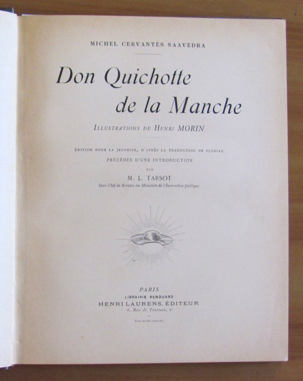 DON QUICHOTTE DE LA MANCHE, 1925 - ill. Henri MORIN