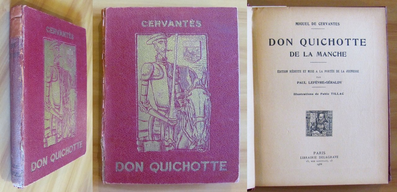 DON QUICHOTTE DE LA MANCHE, 1938 - ill. Pablo TILLAC